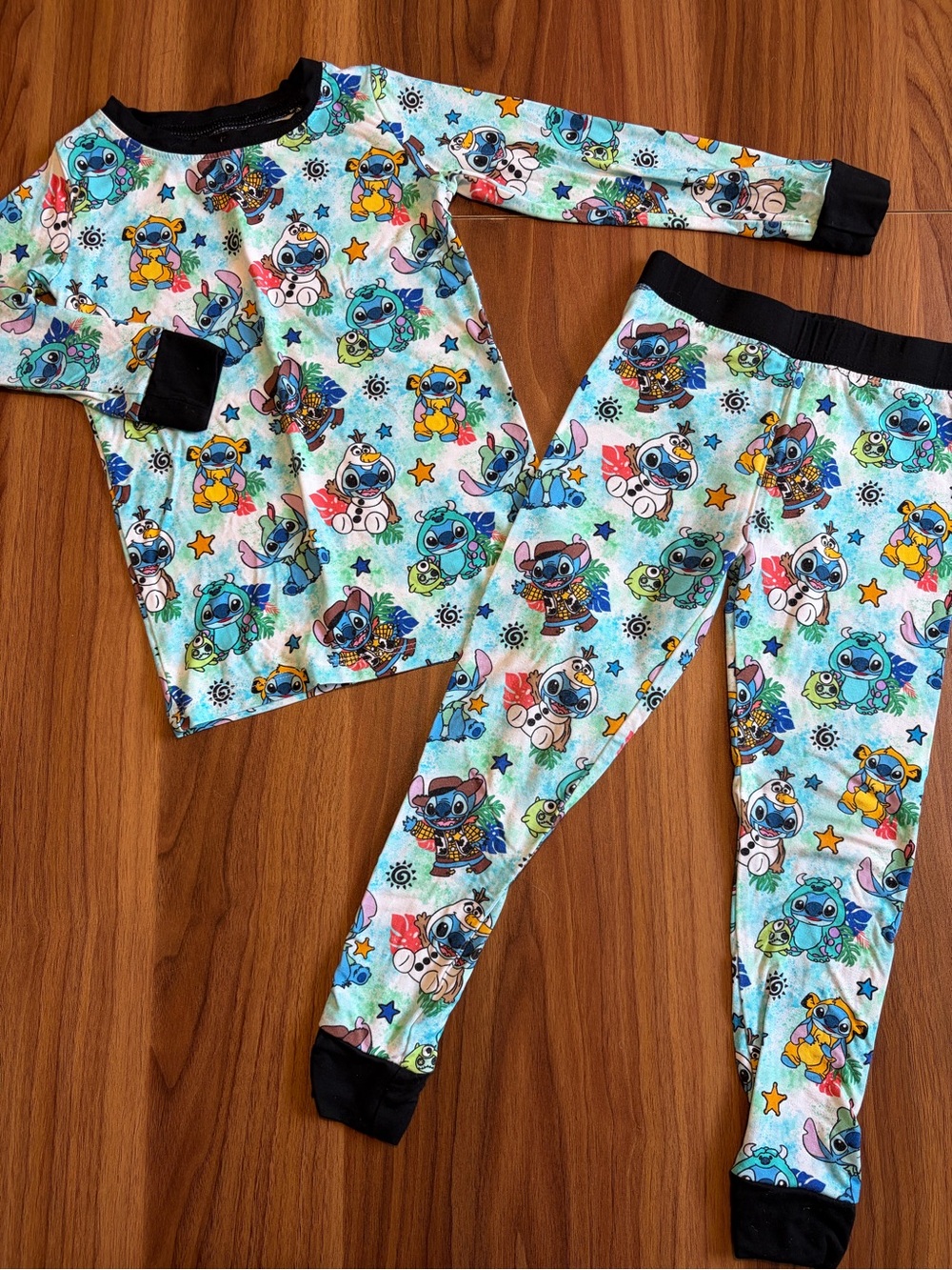 Bamboo Necessities 18-24M Stitch Pajama Set